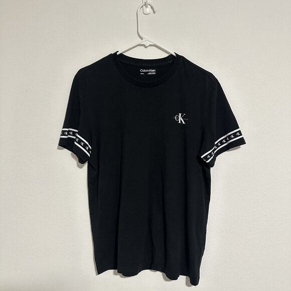 Calvin Klein Men’s Black Short Sleeve T Shirt Logo Size Small - Picture 1 of 5
